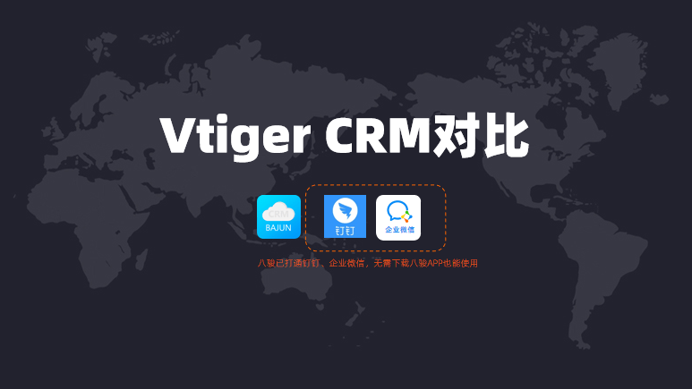 對比Vtiger CRM開源CRM