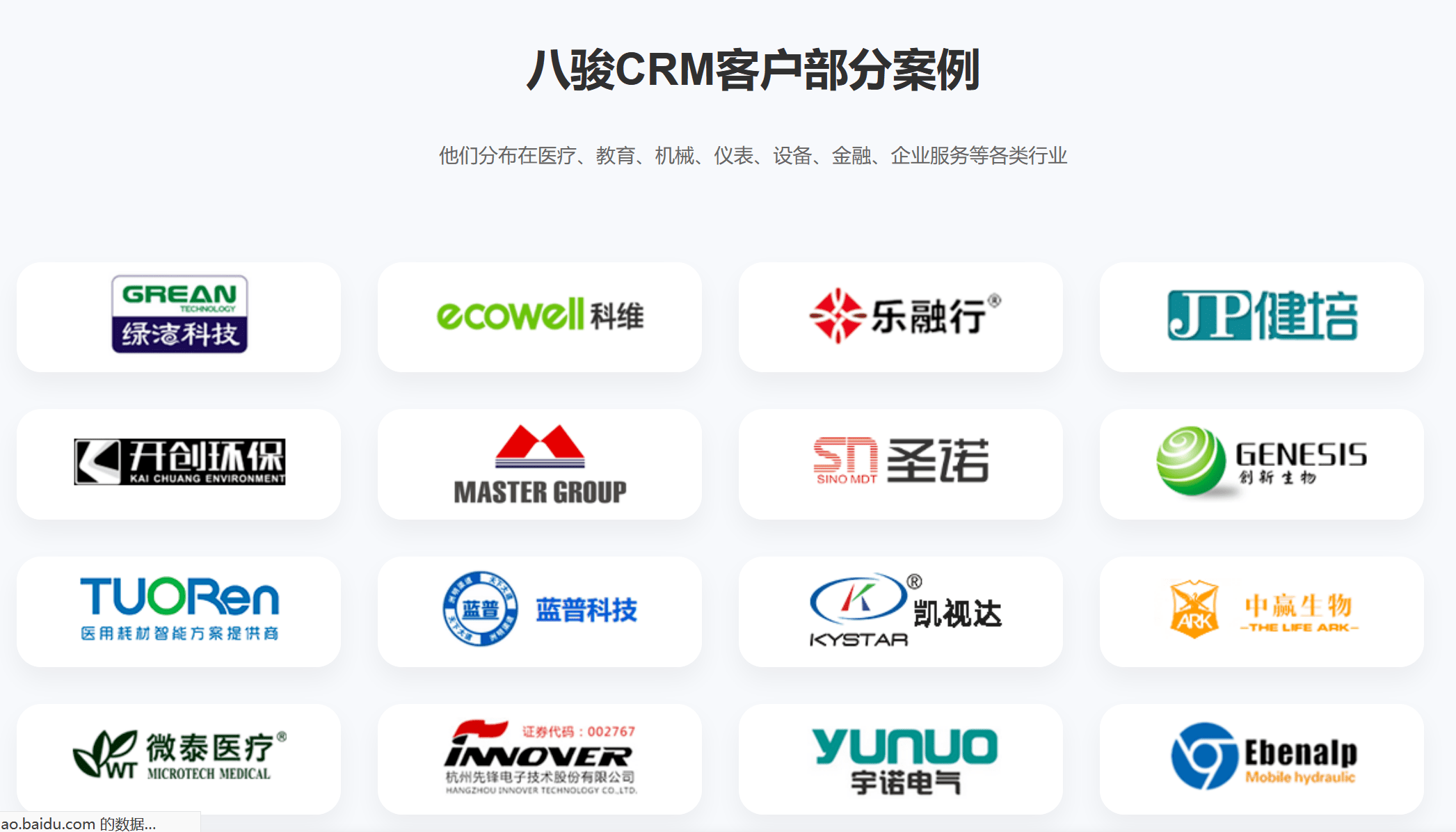 哪些企業(yè)在用CRM